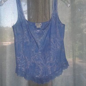 Y2k Blue Corset Top